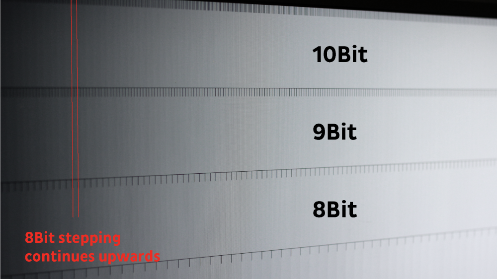 Ровный бит. 8 Бит и 10 бит. 10 Бит и 8 бит разница. Тест 10 бит монитора. Монитор 8 бит или 10 бит.